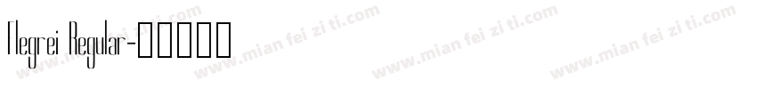 Flegrei Regular字体转换